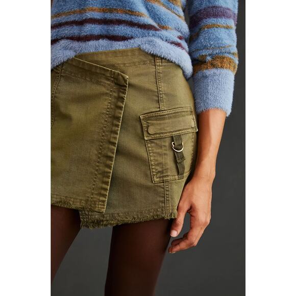 Pilcro Utility Mini Skirt - New Size 10 - Picture 2 of 4